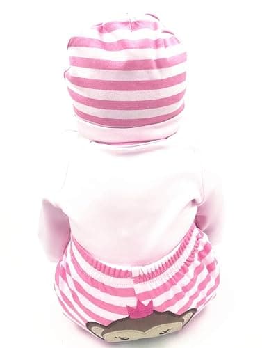 Tatu Reborn Baby Girl Doll Clothes 20-22 Inches Newborn Baby Girl 4 Pieces Accessories Set thumbnail 4