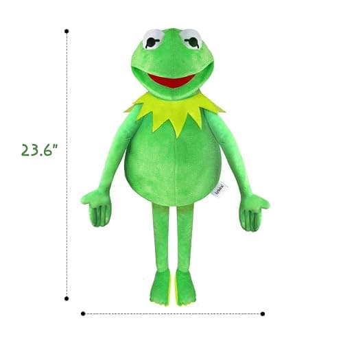 Kermit Frog Puppet, The Muppets Show, Soft Hand Frog Stuffed Plush Toy, Christmas Birthday Gift Ideas for Boys and Girls- 24 Inches thumbnail 3