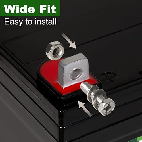 Lawn Garden AGM Battery Group U1, 12 Volt 200CCA,Rechargeable SLA Starting Battery for Lawn, Tractors and Mowers, Compatible with John Deere, Toro, Cub Cadet, and Craftsman Mower - U1-200CCA thumbnail 6