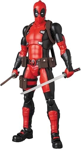 MEDICOM Toy MAFEX Deadpool GURIHIRU Art Ver Includes Original Sturdy Protective case. Japan Import. thumbnail 3