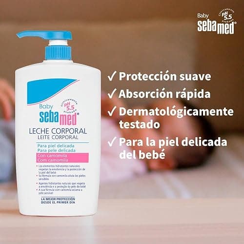 Sebamed Baby Leche Corporal Hidratante, para la Piel Sensible y Delicada del Bebé, Uso Diario thumbnail 4