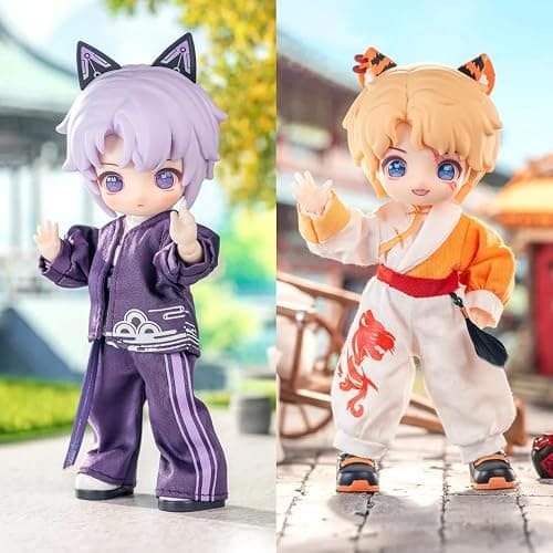 XiDonDon Study Tour Series Blind Box, 1/12 BJD Doll OB11 Size Action Figures, Movable Dolls with Doll Clothes Surprise Gift Toys (Single Box) thumbnail 7