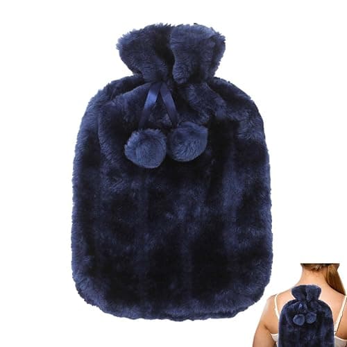 Hot Water Bottle Cloth | 2 Liter Ultra Soft Faux Plush Hot Water Bottle,Hot Water Bottle Water Bottle Softcover for Long-Lasting Comfort Sleeves Only Dalian thumbnail 6