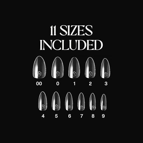 Apres Gel-X® Soft Gel Tip Box | Natural Almond | 500pc Nail Tips, 11 Sizes 00-9, Premium Quality (Natural Almond Medium) thumbnail 2