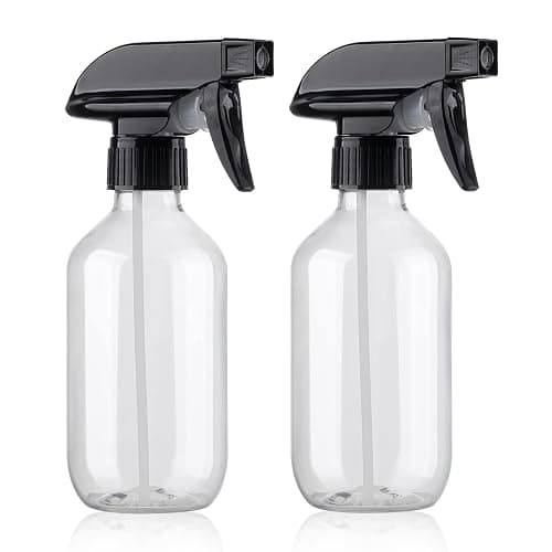 Teyssor Spray Bottles Water Spray Bottle 2 Packs- BPA Free -10 oz/300 ml Plastic Refillable Containers Fine Mist Small Spray Bottle with Adjustable Nozzle for Hair, Cooking, Cleaning - Image 1