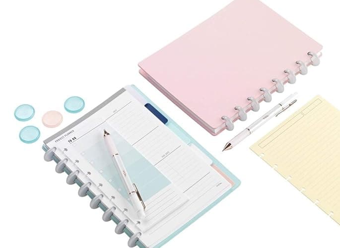TUL Retractable Gel Pens, Limited Edition, Sunset Shades, Medium Point, 0.7 mm, Pearl White Barrel, Blue Ink, Pack of 4 thumbnail 6