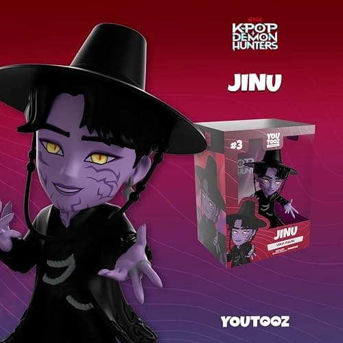 Youtooz Kpop Demon Hunters Jinu 5.2" Vinyl Figure, Collectible Jinu Figure from Kpop Demon Hunters Vinyl Collection thumbnail 2