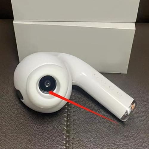 ASHATA Portable Earbud Shape Wireless Speaker, 5W HQ Sound, Wireless Speaker for Indoor Outdoor, Rechargeable Battery thumbnail 7