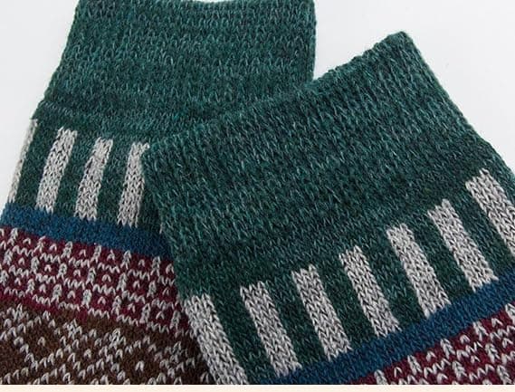 Kelabia Vintage Thick Knit Wool Socks for Women - Nordic Winter Cottagecore Socks - Warm & Soft thumbnail 8