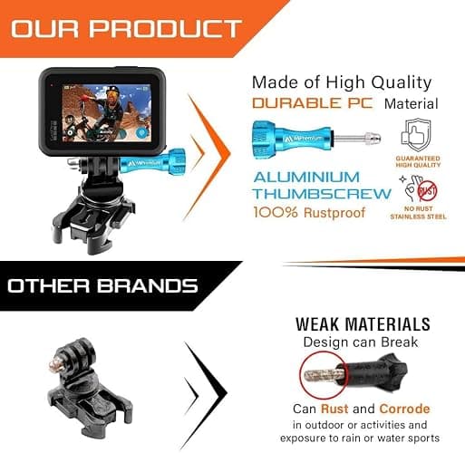 Adhsive Sticky Pad Mount and Helmet Buckle Mount Adapter Kit for GoPro Hero 12 11 10 9 8 7 6 5 4 3 2 & Other Action Cameras thumbnail 5