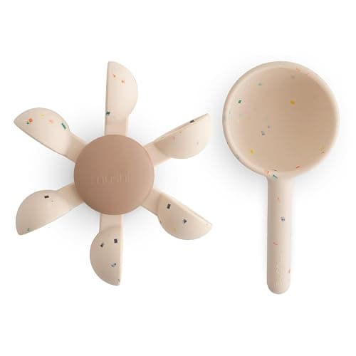 mushie Water Wheel Bath Toy | Toddler Sensory Toys for Bath & Play - Image 1