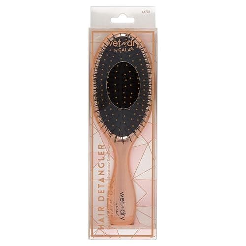 Cala Wet-n-dry metallic rose gold hair brush thumbnail 3