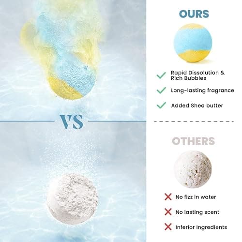 ZenBombs Bath Bombs Set, 20 pcs Natural Shea Butter & Safe Oil Bath Bomb for Skin Moisturizing, Handmade Bubble Bath & Fizzy, Ideal Presents for Women thumbnail 3