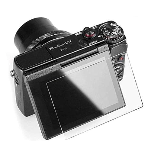 conulog [2-Pack Screen Protector Tempered Glass for Canon G7X Mark III - Ultra Thin Screen Protective Film For Camera Canon G7 X Mark iii G9X Mark II GX7 GX9 (transparent) 1 - Image 1