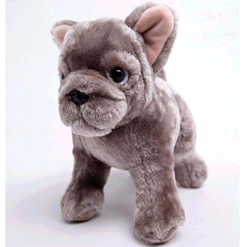 Lifelike French Bulldog Stuffed Animal Dog, 10 Inches Eco-Friendly Plush Soft Toy Dog for Kids/Boys/Girls/Women (French Bulldog) thumbnail 4