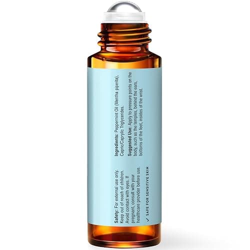 UpNature Peppermint Essential Oil Roll On - Natural Nausea Morning Sickness Relief for Pregnant Women - Pregnancy Must Haves Rollerball Roller thumbnail 7