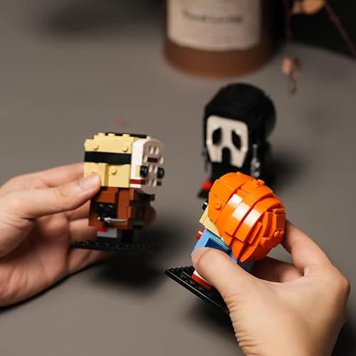 Christmas Action Figure Building Set Compatible with Lego for Adults,Chucky,Jason Horror Present for Fan,Home Decor,for Kids Toys 470 pcs thumbnail 4