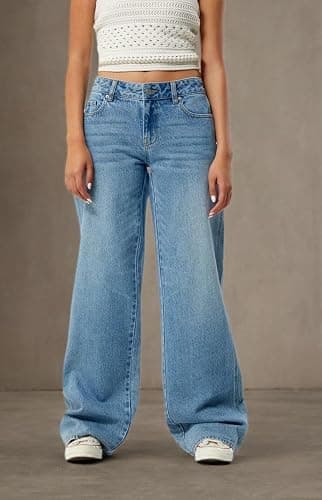 PacSun Women's Casey Low Rise Baggy Jeans Astrid thumbnail 4