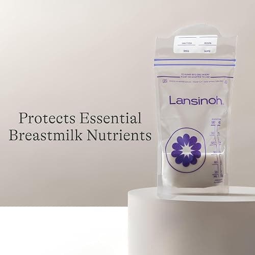 Lansinoh Breastmilk Storage Bags, 150 Count, Baby Essentials, Fast Freeze & Thaw Breast Milk Bags for Baby Bottle Feeding, Superior Strength & Stretch, 6 Ounce - 150 Count - 6oz thumbnail 3