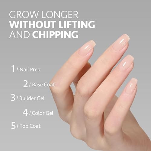 Builder gel Milky pink thumbnail 4