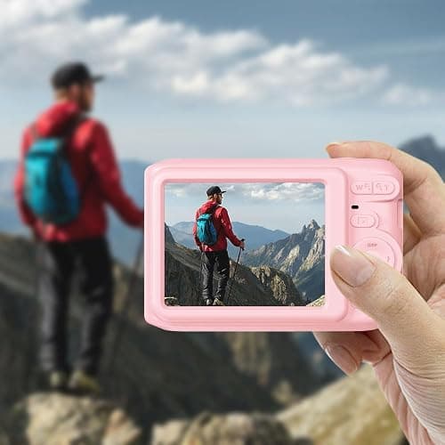 Tedubax Case for Kodak PIXPRO FZ45 Case, Soft Silicone for Kodak PIXPRO FZ45 - Anti-Scratch Slim Fit Lightweight Protective - Pink thumbnail 2