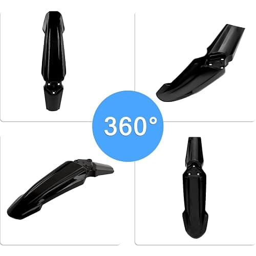 XINGWU Front Fender for Surron Light Bee X/S Segway X160/X260 Dirt Bike Motorcycle Front Fender Modified Mudguard Protector for Ebikes Black thumbnail 6