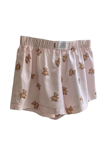 SOLY HUX Women's Plaid Shorts Y2k Elastic Low Rise Casual Summer Lounge Shorts - Image 1