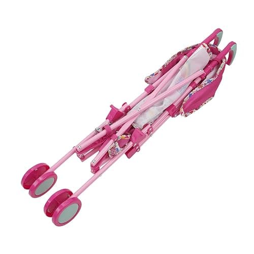 Baby Alive: Doll Stroller - Pink & Rainbow - Fits Dolls Up to 24", Retractable Canopy, Safety Harness for Baby Doll, Two-Toned Handle & Wheels, Storage Basket, for Kids Ages 3+ thumbnail 2