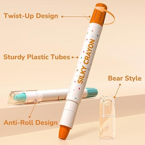 JUPITEARTH 24 Color Twist Crayons for Toddlers 1-3 and Kids 4-8, Non-Toxic Washable Crayons 2-4, Ultra-Silky Easy-Grip Art Supplies, Ideal Coloring Gift for Boys and Girls thumbnail 5