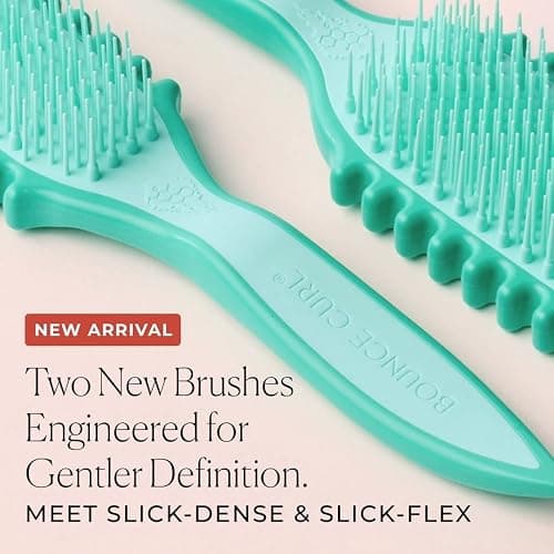 Bounce Curl Slick-Dense EdgeLift Brush | Medium-Density Bristles, Soft-Flex Tips, For Wavy, Curly & Coily Hair, 50% Post-Consumer Recycled Content thumbnail 7