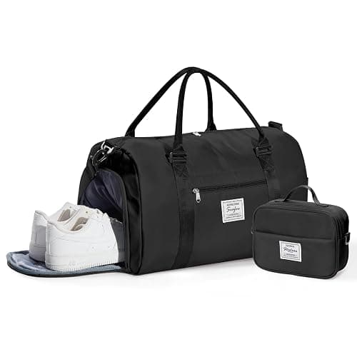 Gym Bag Womens,Travel Duffel Carry on Bag Sport Tote Bag Weekend Overnight Bag - Image 1