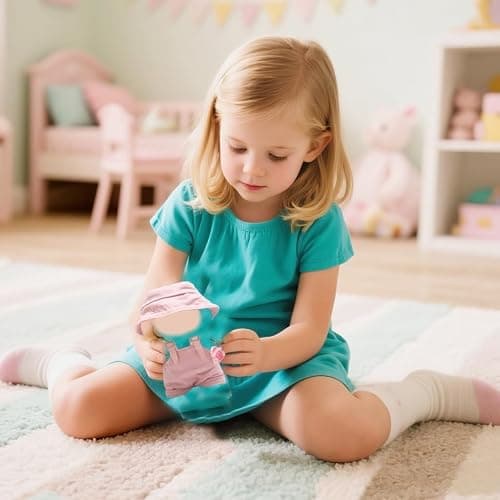 3 Pcs Doll Cloth for 17cm Plush Dolls, Pink Set Include 1 Leggings with Adjustable Straps1 Fisherman's Hat 1 Handbag 1 Glasses for Dolls Premium Outfit Birthday Present for Adult Kids (No Doll) thumbnail 7