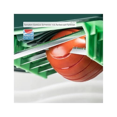 Nicer Dicer Chef Deluxe-Set 28-tlg. Multifunktions-Profi-Gemüseschneider mit Glasschale und Tomatenschneider | Teigwaren, Scheiben, Streifen, Spiralen, Julienne thumbnail 8