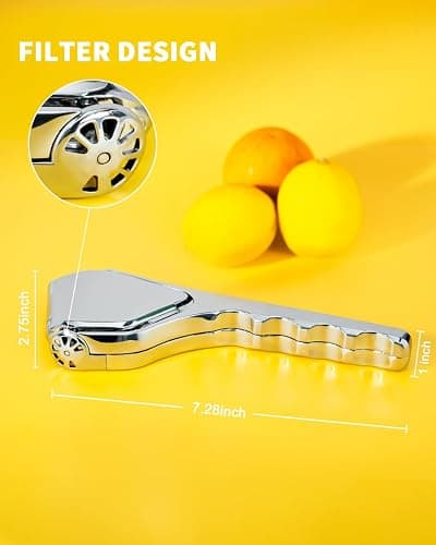 Bagrox Lemon Squeezer, Stainless Steel Lemon Juicer, Manual Juicer for Lemon Citrus Lime Orange, Handheld citrus Squeezer thumbnail 2