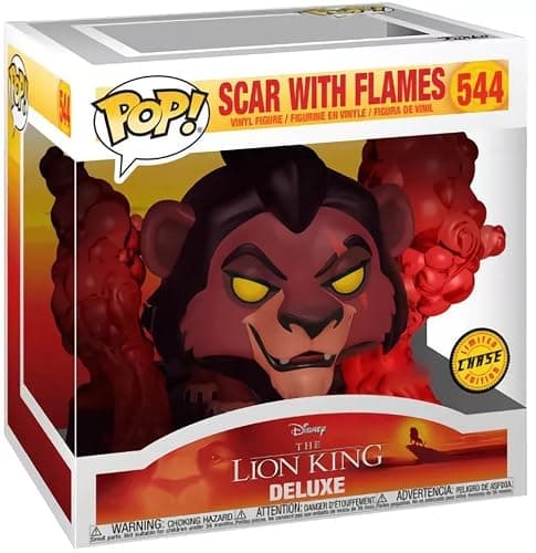 POP! Funko Scar with Flames - Chase Limited Edition RED thumbnail 5