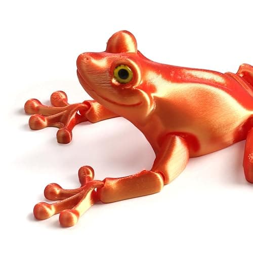 WUALAIER Frog Toys 3D Printed - Realistic Jumping Frog Model with Movable Joints, STEM Educational Animal Toys， PLA Material, Science Classroom & Collectible Decor thumbnail 6