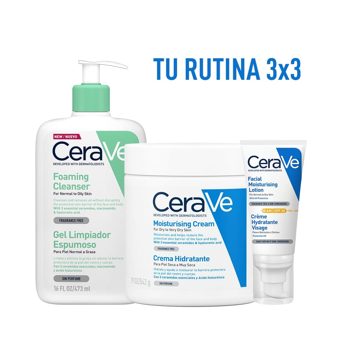CeraVe 3x3: Limpia, hidrata tu cuerpo y protege tu piel thumbnail 5