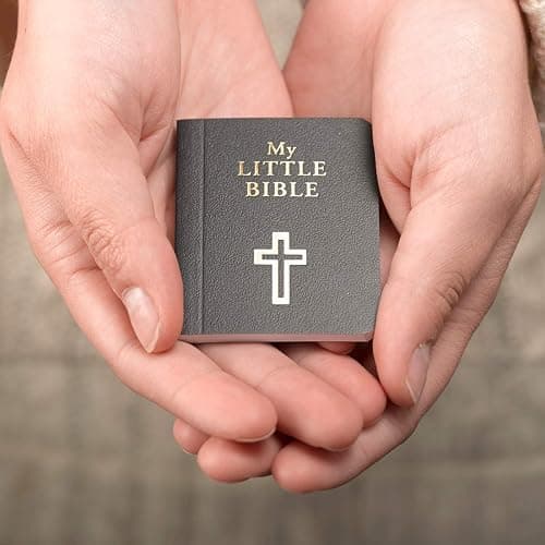 My Little Bible 2” Standard Edition Selections of Key Verses From Every Book, Tiny Palm-size OT NT Scripture for Ministry Outreach, Classic 1769 KJV Text, 2" x 2.5”, Black thumbnail 5