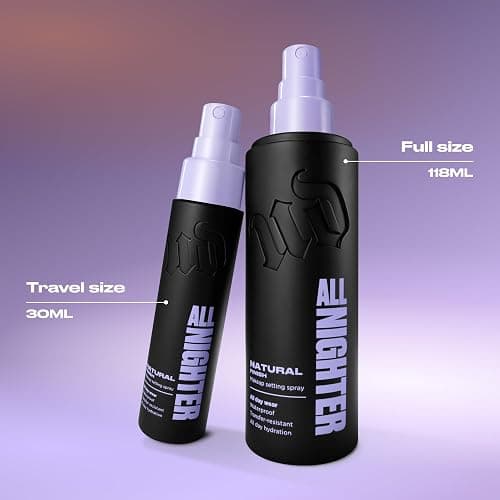 Urban Decay All Nighter Waterproof Makeup Setting Spray - Natural Finish, Up to 24HR Wear, Ultra-Fine Facial Mist, Hydrating Foundation Face Primer, Smudge-Proof, Transfer-Resistant, with Glycerin thumbnail 10
