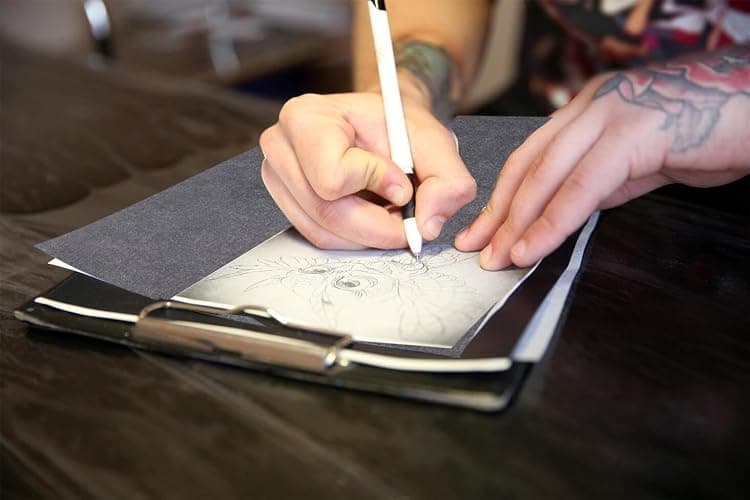 Selizo 100 Sheets Black Carbon Transfer Tracing Paper for Wood, Paper, Canvas and Other Art Surfaces (9 x 13 Inches) thumbnail 5