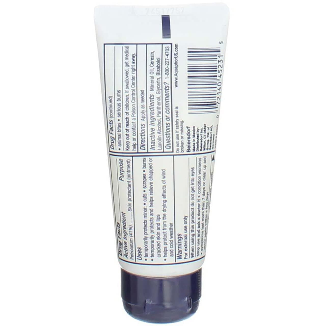 Eucerin Aquaphor Healing Skin Ointment Advanced Therapy, 1.75 Oz thumbnail 4