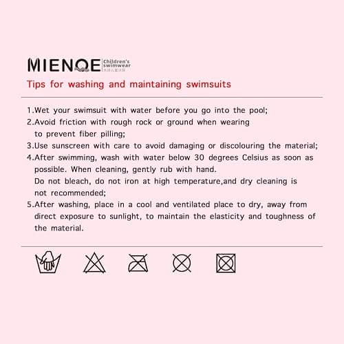MIENOE Teen Girls' Swimsuits Two-Piece V-Neck Bikini Adjustable Shoulder Straps Swimsuit Kids Bikini with Chest Pad thumbnail 5