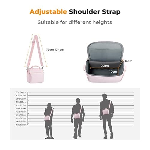 K&F Concept Camera Sling Bag Small Crossbody Camera Case DSLR/SLR/Cute Compact Shoulder Photography Bags for Photographers thumbnail 6