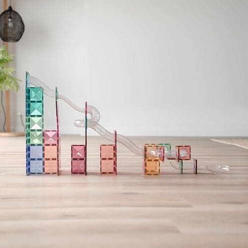 CONNETIX Pastel Ball Run Expansion Pack, 80 Pieces thumbnail 5