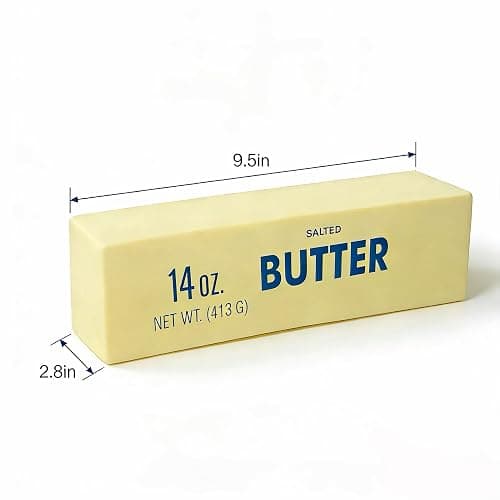 9.5 Inch Butter Squishy,Large Slow Rising Squishy，Sticky Butter Sticks Squeeze Toy,Valentine's Day Gift,Party Favor Gift thumbnail 3