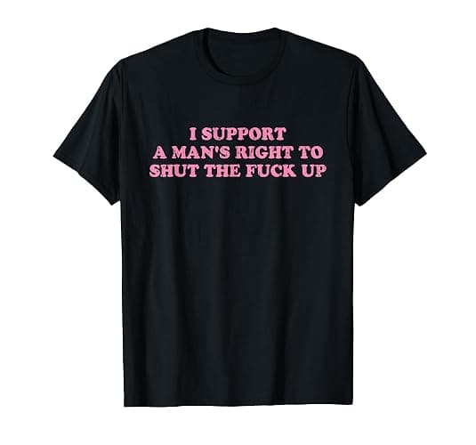 I Support a Man's Right to Keep the Damn Flap T-Shirt - Image 1