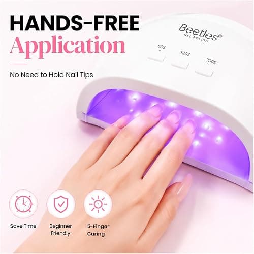 Beetles 2Pcs*20g Solid Nail Glue Gel, Tipex Soft Nail Tips Glue | Super Strong for Acrylic Nails Extension Fake Nails Clear Press On Nails, U V Light Required thumbnail 2