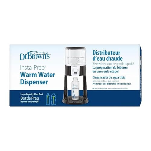 Dr. Brown's Insta-Prep Warm Water Dispenser to Instantly Prepare Baby’s Formula Bottle,Large Capacity Glass Tank with 3 Temperature Settings,Black - Black thumbnail 14