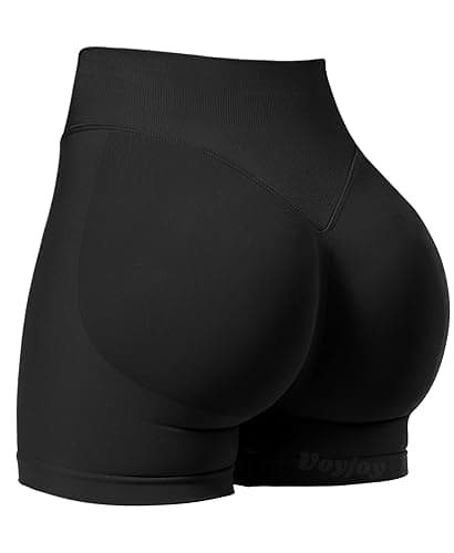 VOYJOY Women Workout Impact Shorts 2.5"/ 3.6"/ 4.5"/ 6" Scrunch Butt Lifting Gym Seamless Booty Biker Shorts - Image 1