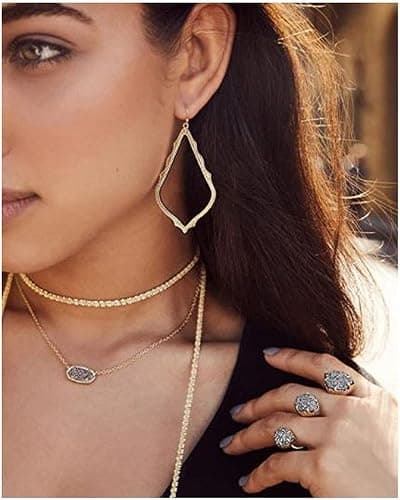 Kendra Scott Elisa Pendant Necklace for Women, Fashion Jewelry, 14k Gold-Plated thumbnail 3